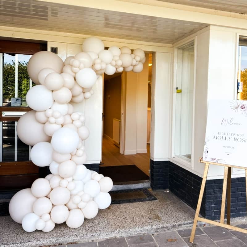 Halve organische ballonnenboog