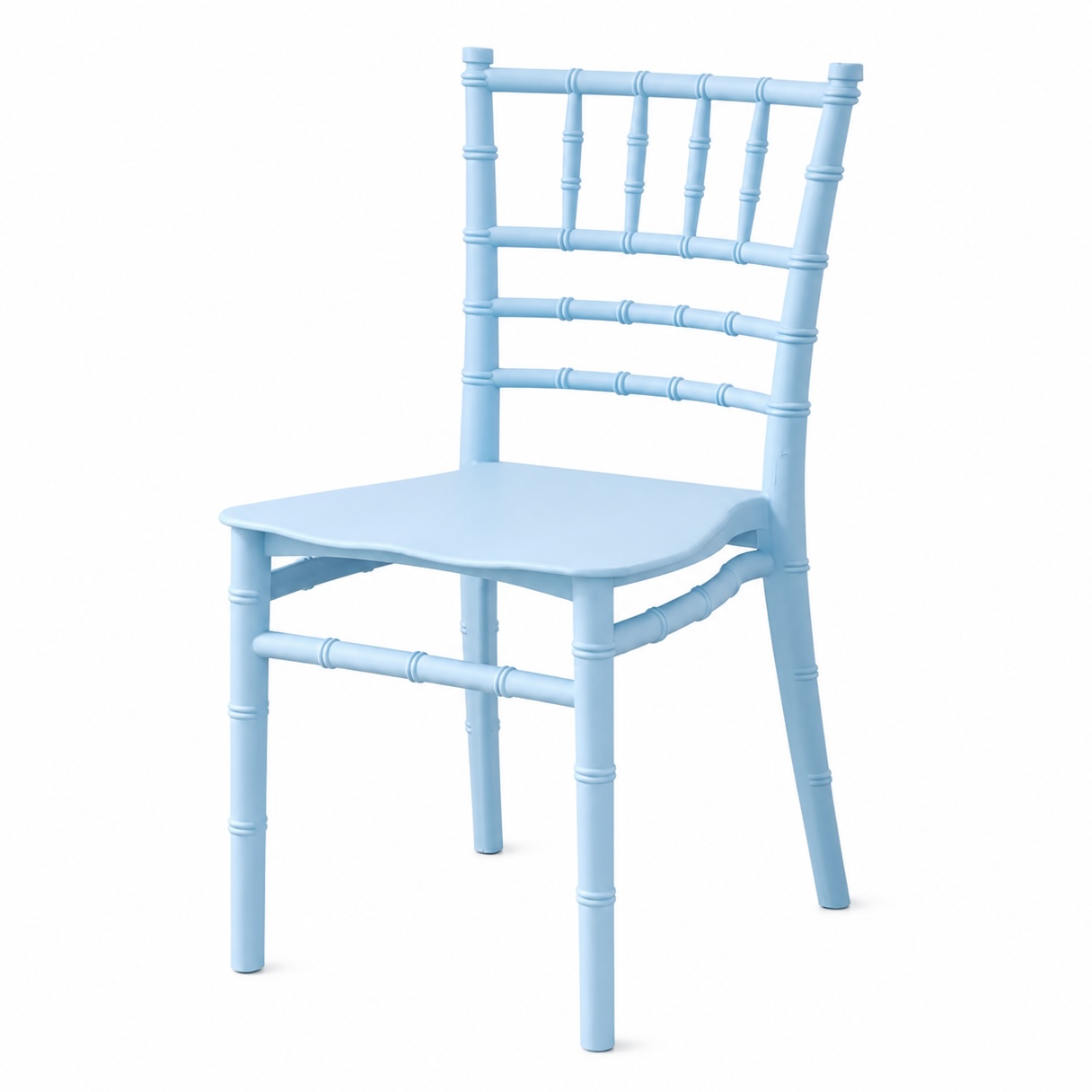 Blauwe kinderstoel huren