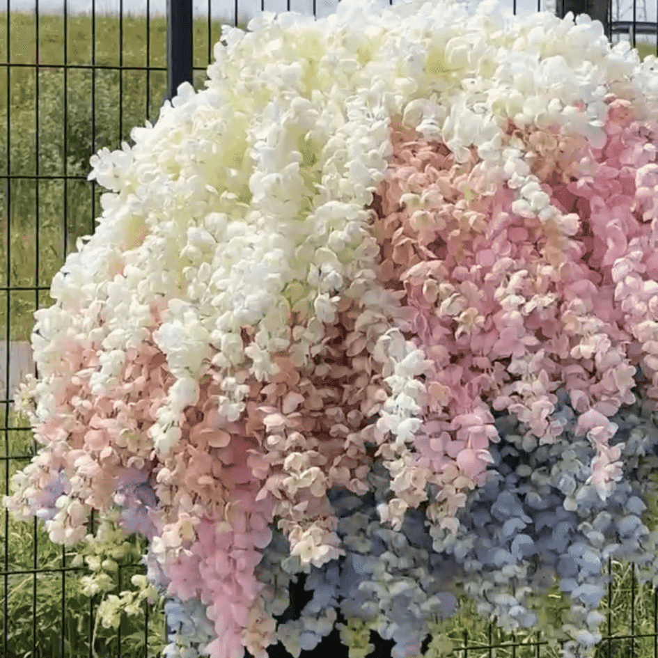 Hang kunstbloemen bestellen roze