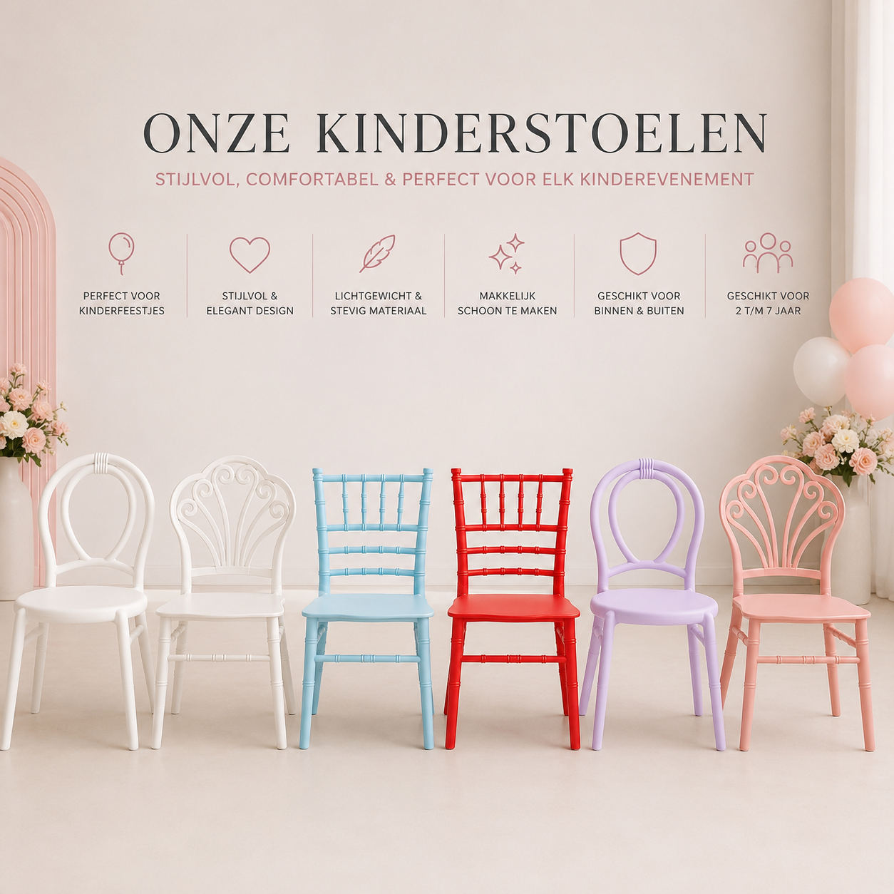 Kinderstoeltjes huren Amsterdam l Thema Event