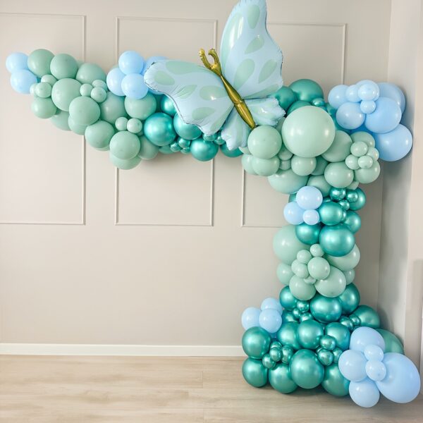 Halve organische ballonnenboog