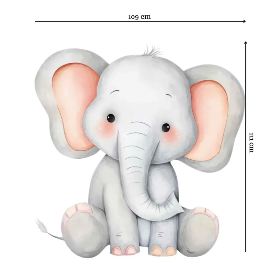 Olifant 111cm - Afbeelding 4