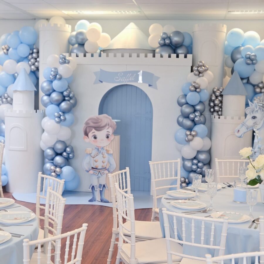 Prinsen kasteel huren decoratie