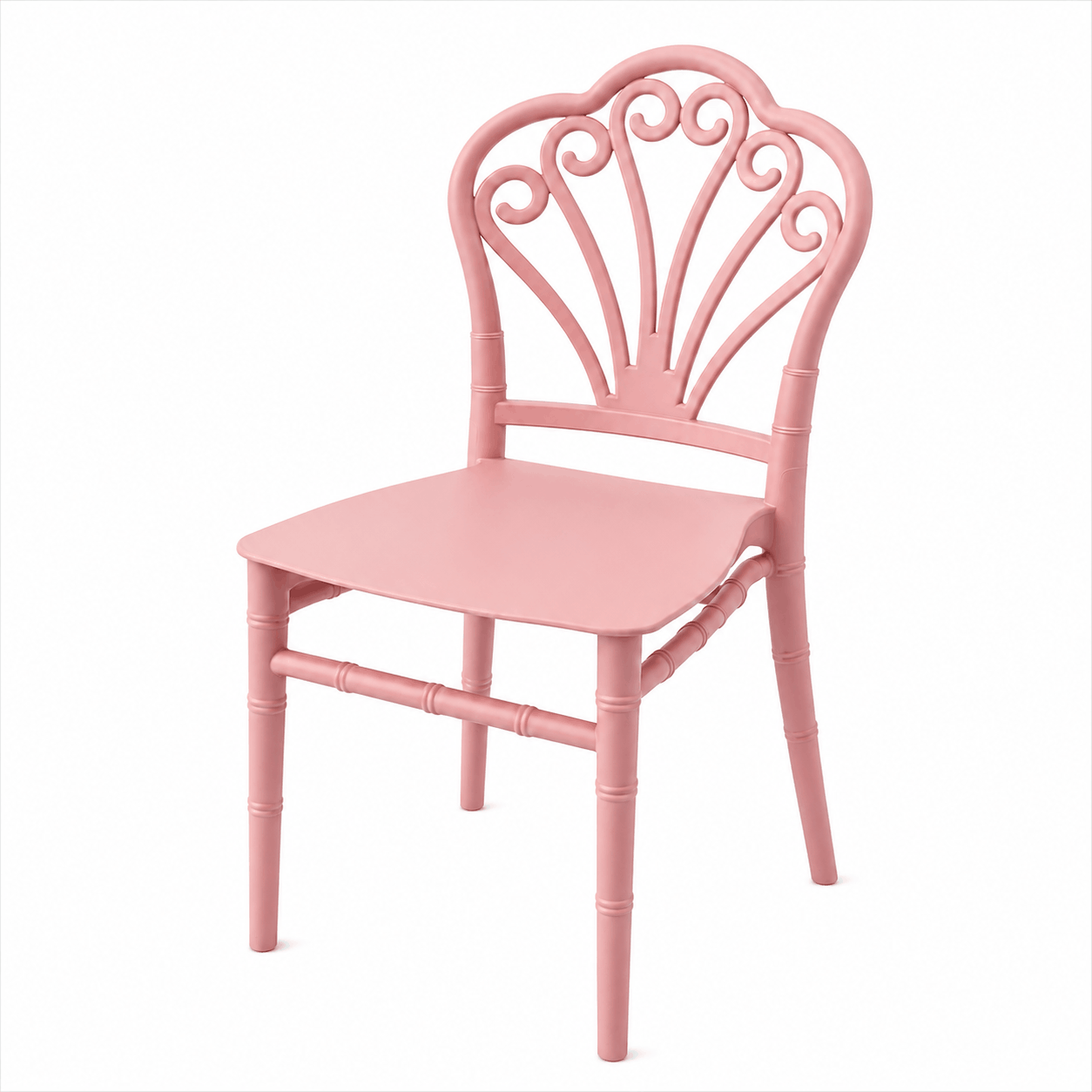 Roze sierlijke kinderstoel huren