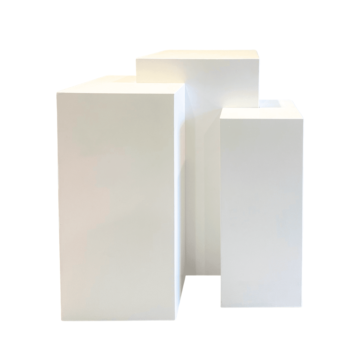 Vierkante witte pilaren huren