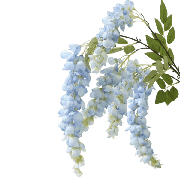 Wisteria kunstbloem blauw 114cm