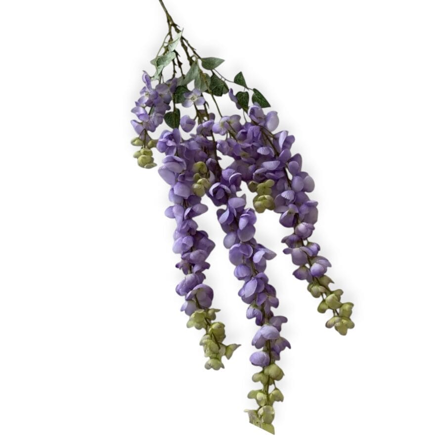 Wisteria kunstbloem paars