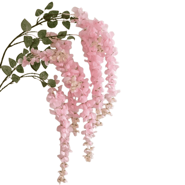 Wisteria kunstbloem roze