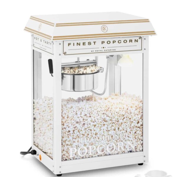 Witte popcornmachine huren